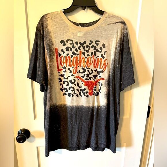 BELLA CANVAS WOMENS TEXAS LONGHORN T SHIRT - Picture 1 of 4